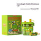 Crazy Jungle Double Warehouse Cup with packaging on a white background