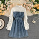 New Fashion Retro denim dress - EX-STOCK CANADA