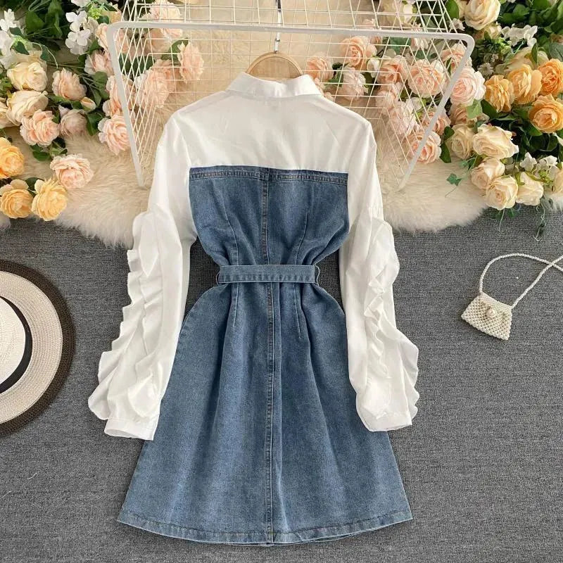 New Fashion Retro denim dress