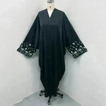 Vestido de lujo Dubai Abaya Turquía Abaya Kimono Medio Oriente Dubai Femenina bordada de cárdigan suelto