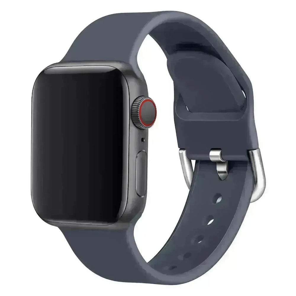 Watch strap solid color silicone watch buckle strap - EX-STOCK CANADA