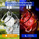Wind Spinner Solar Light, LED Wind Chimes, Outdoor Decor Changing Color Ball Wind Chimes Solar Hanging Lantern For Home Garden Outdoor Decoration - EX-STOCK CANADA