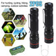 LED Military Flashlight USB Rechargeable Tactical Zoom Torch Most Powerful Mini Pen Light EX-STOCK