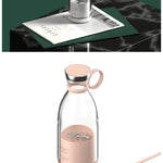 350ML Electric Smoothie Juicer Blender Mixer USB Rechargeable Household Portable Blender Maker Cup - EX-STOCK CANADA