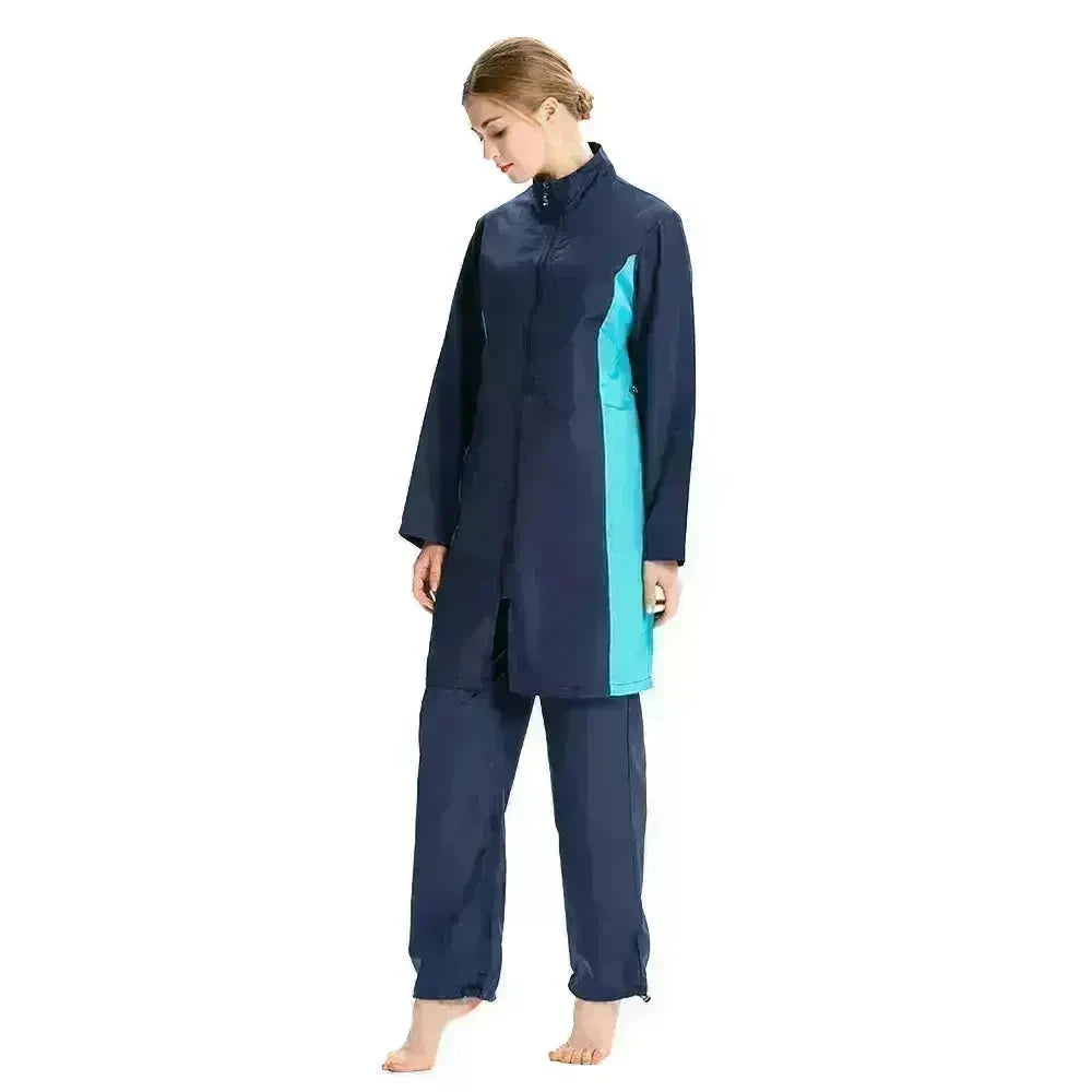 ArabSwimsuit Southeast Asia Hui Conservative Three-piece Suit Sportswear Swimming Suit EX-STOCK