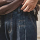 Vintage Denim Washed Elastic Waist Loose Jeans Cityboy Wide Leg Tapered Pants Men - EX-STOCK CANADA