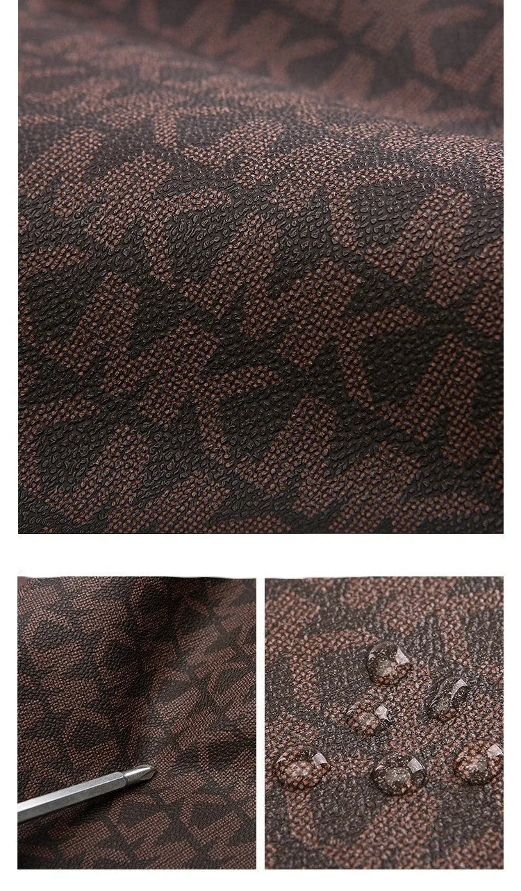 Big Retro Fashion Brown Leather bucket Bag - EX-STOCK CANADA