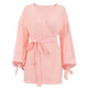Long Sleeve Nightgown Loose-fitting Loungewear Pajamas For Women Double-layer Gauze Moisture-wicking Clothing - EX-STOCK Canada
