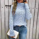 Women's Cable-knit Turtleneck Sweater - EX-STOCK CANADA
