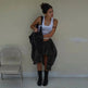 Street Cool Trendy Wrinkle Elastic Waist Irregular Loose Skirt - EX-STOCK CANADA