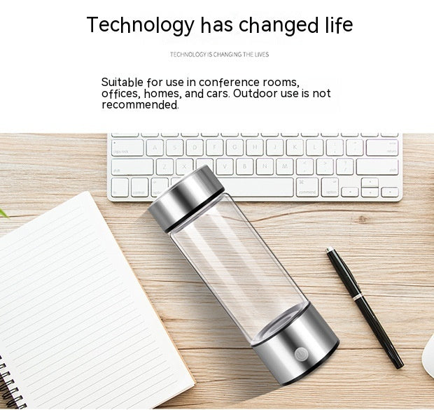 Hydrogen Water Bottles Electric Hydrogen Rich Water Generator Bottle New Technology Rechargeable Portable Antioxidant 