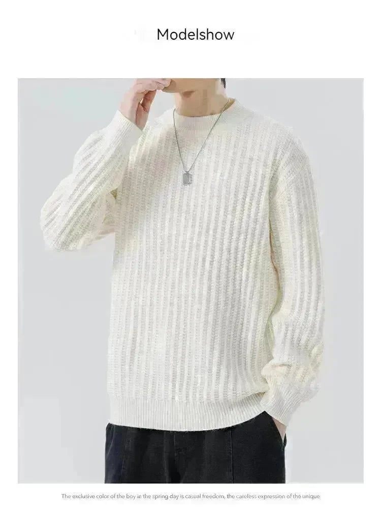 New Autumn And Winter Knitwear Sweater  Crewneck Pullover top for Men - EX-STOCK CANADA