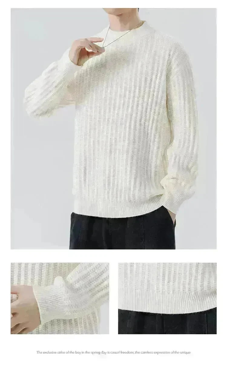 New Autumn And Winter Knitwear Sweater  Crewneck Pullover top for Men - EX-STOCK CANADA