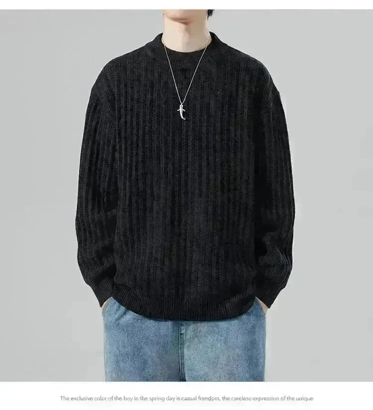 New Autumn And Winter Knitwear Sweater  Crewneck Pullover top for Men - EX-STOCK CANADA