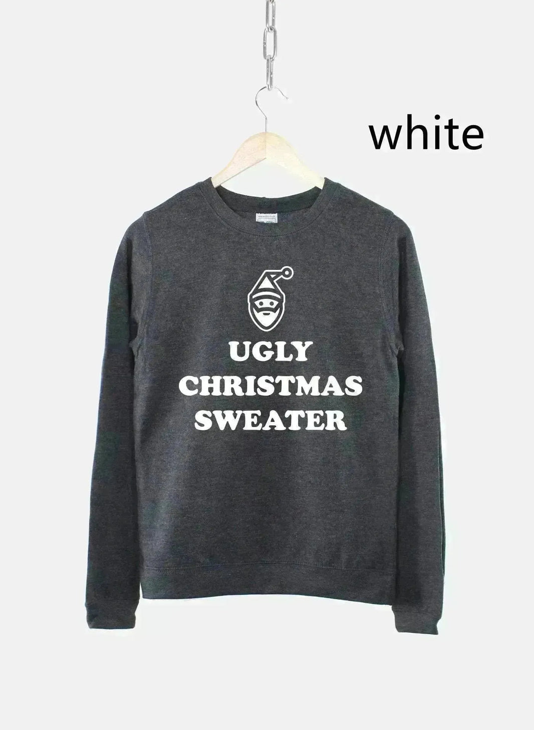 Women's Ugly Christmas Sweater Sweatshirt Bah Humbug Funny