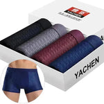 Yachen Silky mesh Breathable boxer briefs underwear men