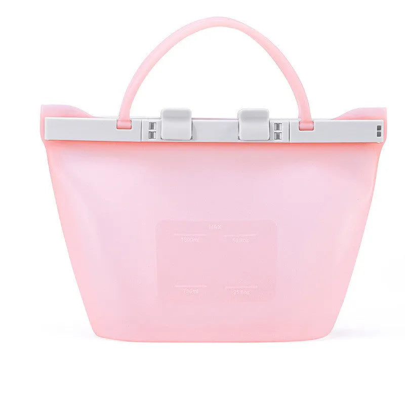 Reusable Silicone Food storage Bag Vacuum Seal Freezer Bag - EX-STOCK CANADA