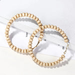 Handmade wooden beaded earrings and earrings - EX-STOCK CANADA