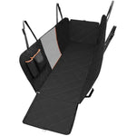 Dog Car Seat Cover View Mesh Pet Carrier Hammock Safety Protector Car Rear Back Seat Mat With Zipper And Pocket For Travel - EX-STOCK CANADA