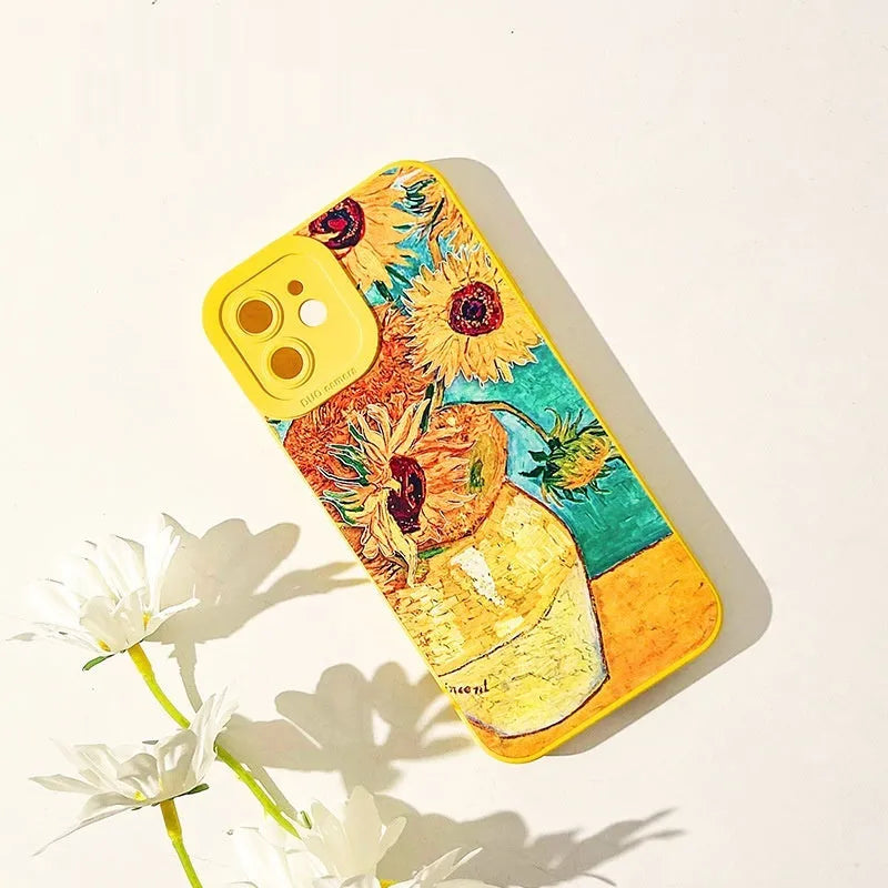 عباد الشمس سيليكون iPhone14 نساء