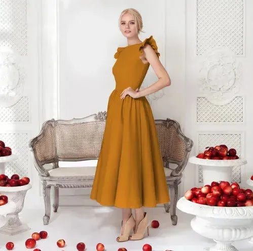 11 colors women's summer dress Vintage sleeveless elegant and Sexy dress, wedding party, dress Women dresses - EX-STOCK CANADA