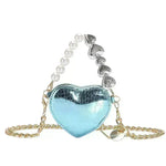 Love Shape Pearl Mini Messenger Bag for ladies y2k crossbody bag