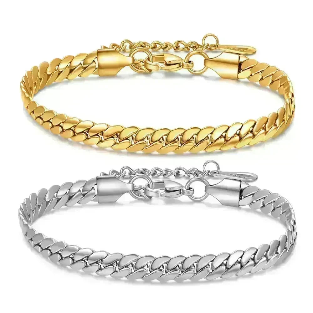 Fashion All-matching Cuban Link Chain Bracelet - EX-STOCK CANADA