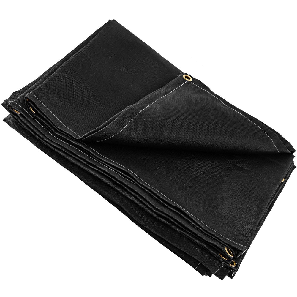 8 X 10 Ft Welding Blanket Black Fiberglass Blanket Portable Fiberglass Fire Retardant Blanket Welding Mat Welding Fireproof Thermal Resistant Insulation With Carry Bag EX-STOCK