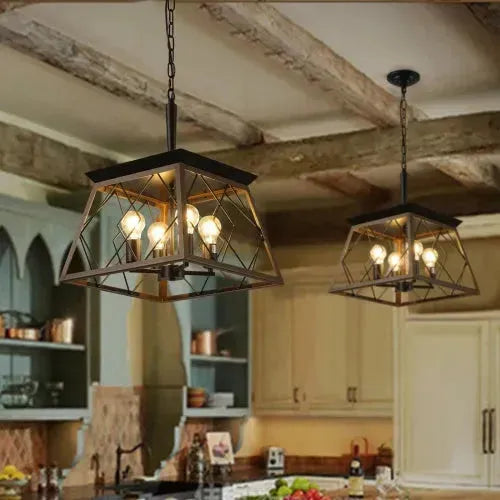 Farmhouse Chandelier 4 Lights Vintage Antique Chandelier Lamps -no Bulb - EX-STOCK CANADA