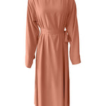 Vestido Musulmán de Mujer Talla Grande con Cordones - EX-STOCK Canada