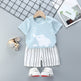 Kids' Cotton Cartoon T-Shirt & Shorts Set — product view 4 of 6 | EX-STOCK