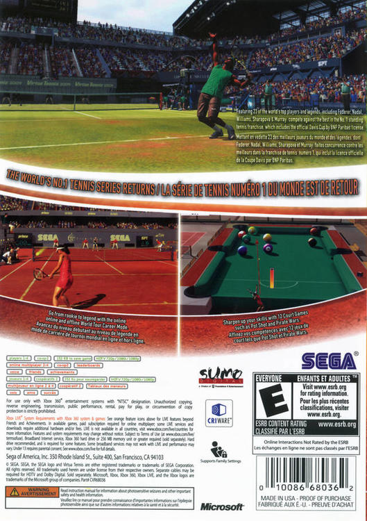 Virtua Tennis 2009 (usagé) 