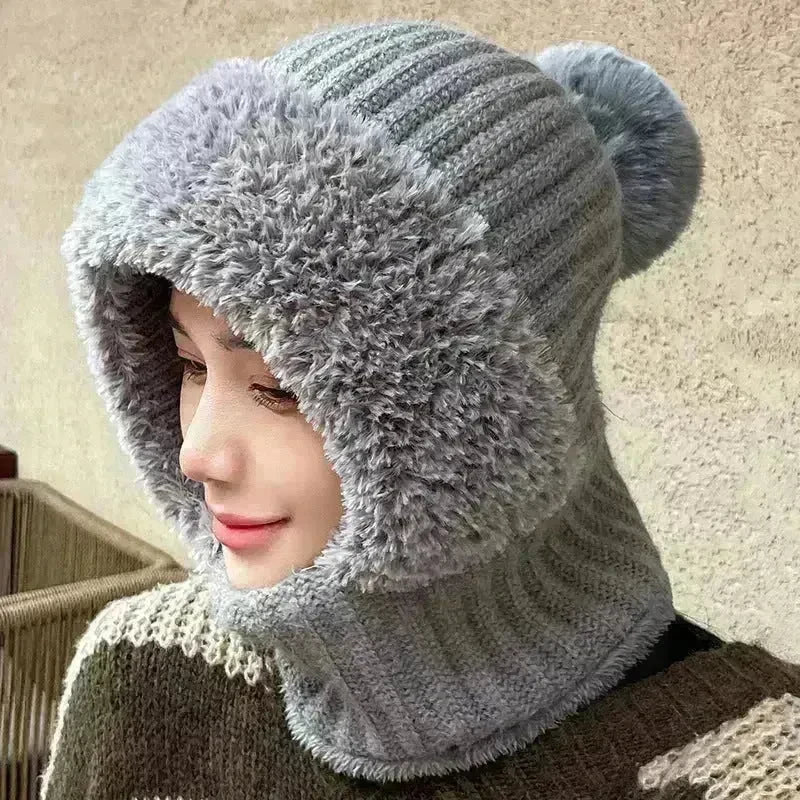 Multifunctional One-piece Hat Neck Protection Bandana Warm Fleece Winter Balaclava - EX-STOCK CANADA