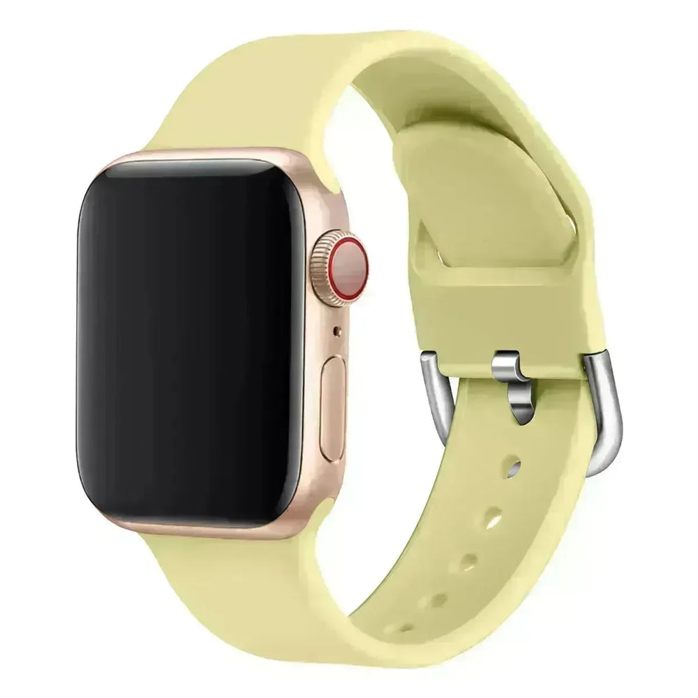 Watch strap solid color silicone watch buckle strap - EX-STOCK CANADA