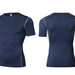 Men's Basketball Sports Tight Short-sleeved Workout Clothes - EX-STOCK CANADA