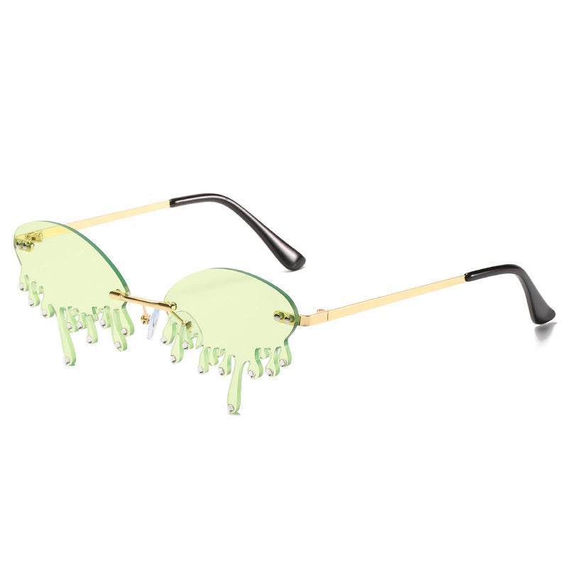 Sunglasses Personality Tear-shaped Visor Glasses EX-STOCK Canada 