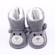 Autumn winter new bear knitting plus baby shoes toddler shoes infant boot EX-STOCK
