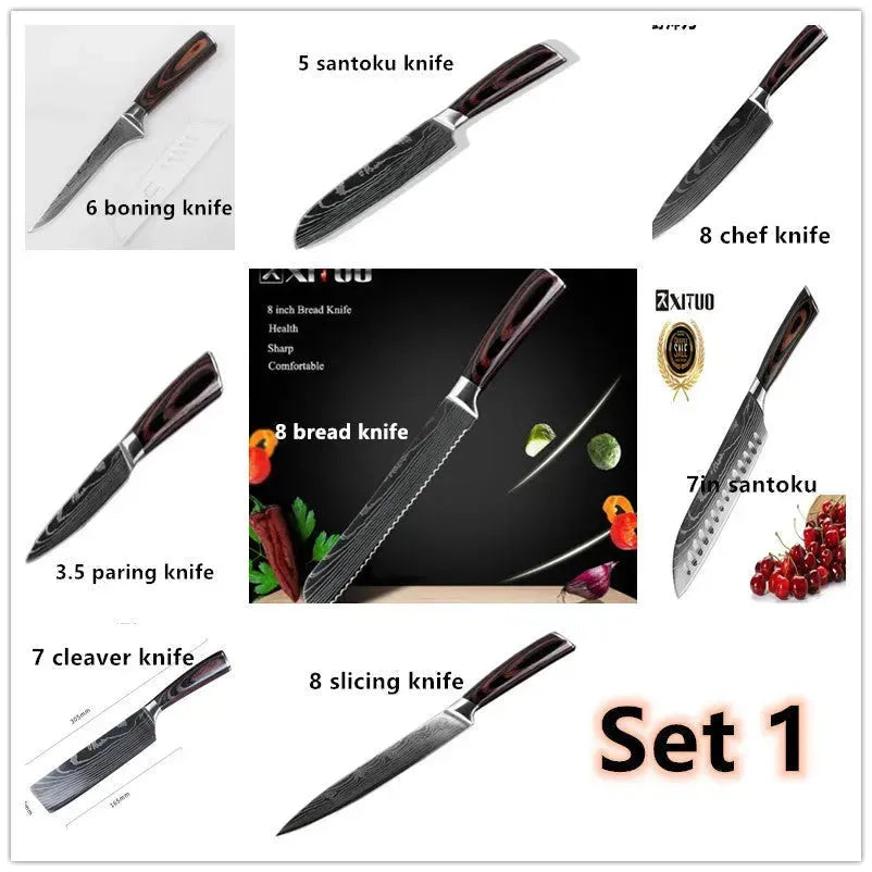 Carpenter's Special Set 6-piece Set 8-piece Set Knife Chef Knife Kitchen Knife Cooking - EX-STOCK CANADA