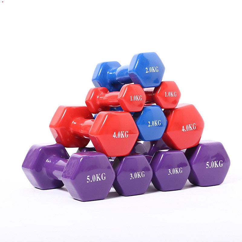 Color fitness dumbbells 