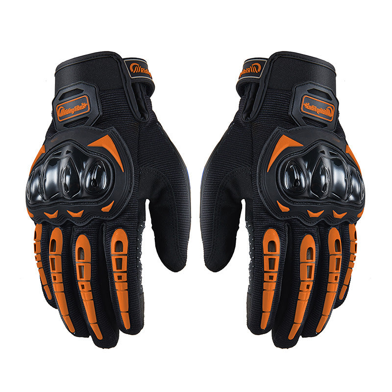 Orange Riding Tribe MCS-17 Motorcycle Gloves – 5 Colours | M to XXL