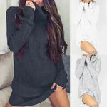 NEW Winter Mini Turtleneck sweater dress - EX-STOCK CANADA