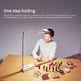 Selfie Stick with LED Ring Light & Bluetooth Remote – Foldable 130cm Phone Holder