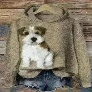 Digital Printing Dog Pattern Sweater Men - EX-STOCK CANADA