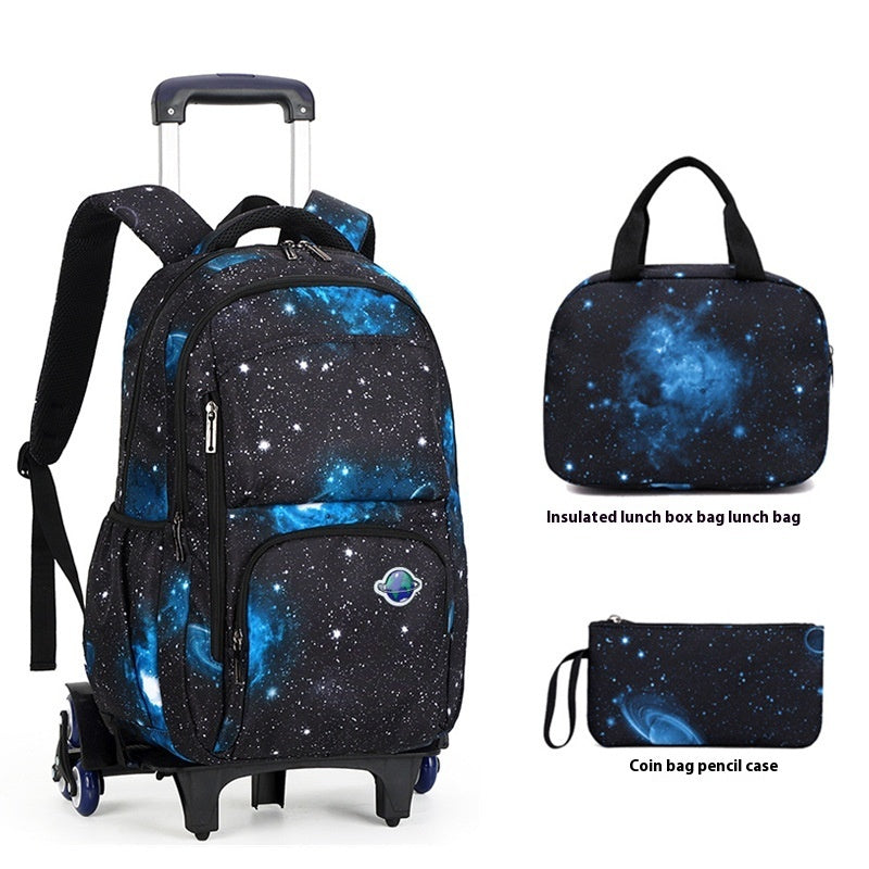 Schoolbag Climbing Stairs Large Capacity Fashion Multi-layer Breathable Backpack | EX-STOCK Canada 