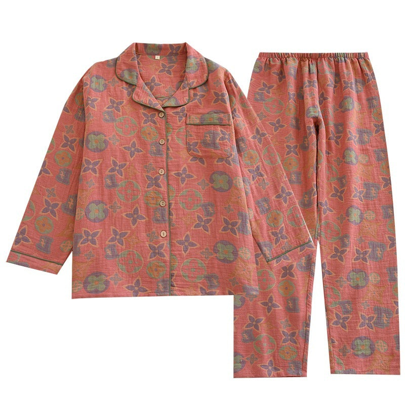 Retro New Pure Cotton Pajamas For Women EX-STOCK