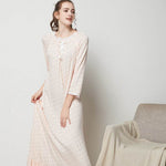 Modal Long Small Floral Pajamas For Women - EX-STOCK Canada