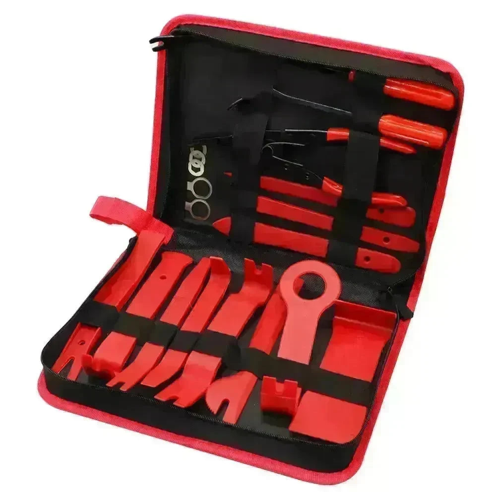 Plastic 19pcs Car Radio Panel Trim Dashboard Removal Set Easy Carry Disassemble Repair tool - EX-STOCK CANADA