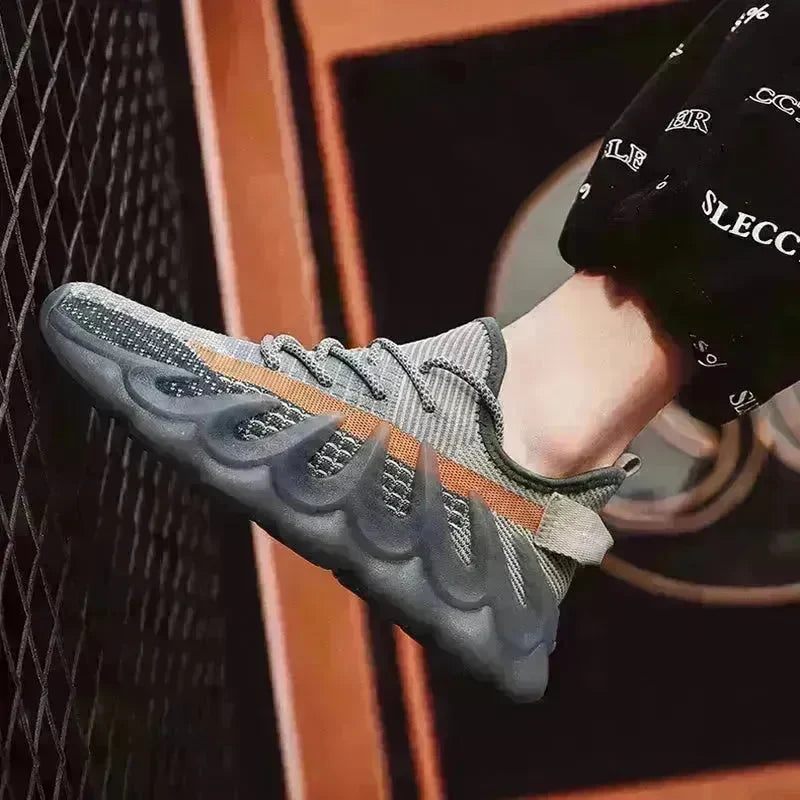Fashion Sneakers With Wave Sole Cool Sports Shoes Men - EX-STOCK CANADA