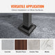 Handrails For Outdoor Steps, Fit 2 Or 3 Steps Outdoor Stair Railing, Arch 2 Wrought Iron Handrail, Flexible Porch Railing, Black Transitional Handrails For Concrete Steps Or Wooden Stairs EX-STOCK