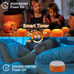 4 Pack Halloween LED Pumpkin Lights Battery Operated Halloween Decoration Lights With 2 Light Modes 4 Timer Setting Remorte Control For Party Pumpkin Decor - EX-STOCK Canada